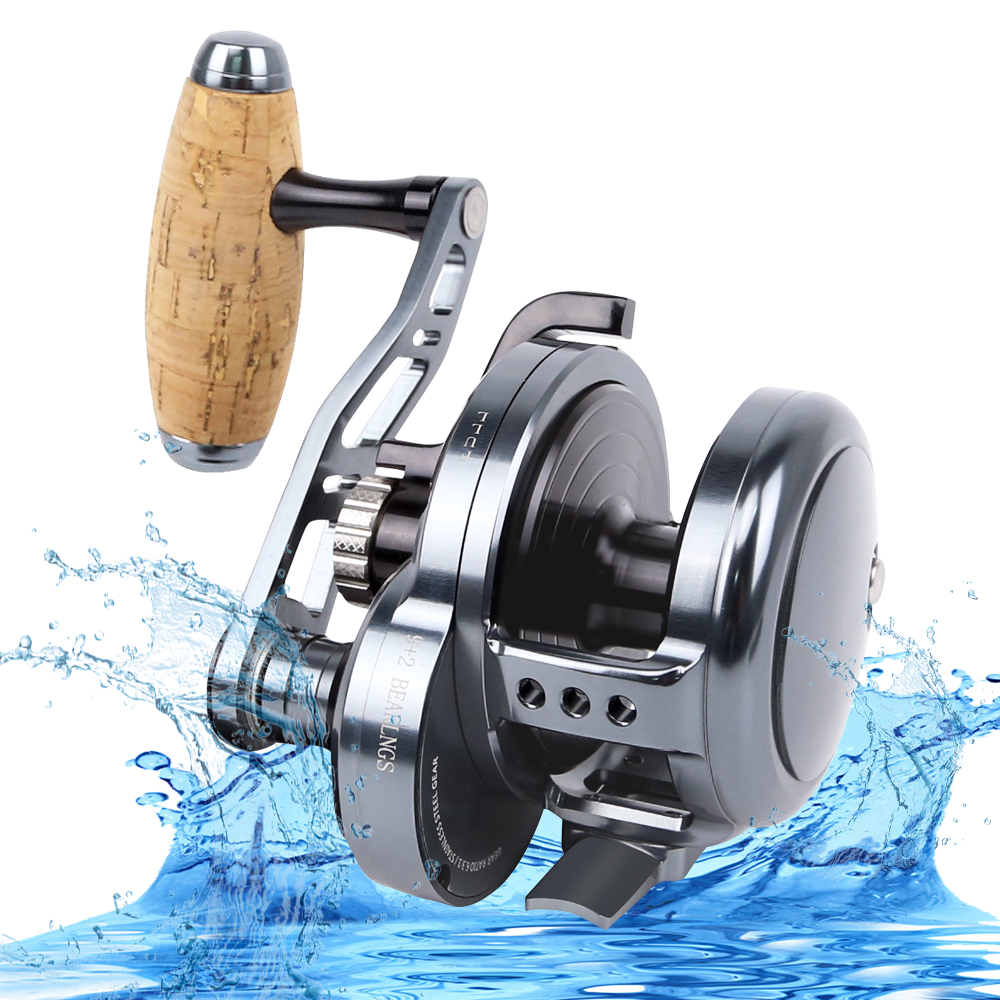 Conventional Reel - Saltwater Slow Jigging Fishing Reel Full