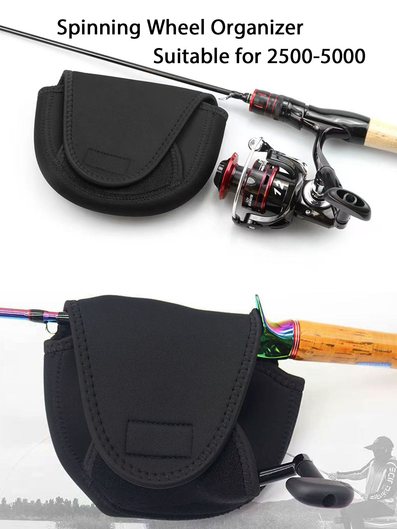 Reel Cover - Thickened Fishing Reel Protective Cover, Baitcasting