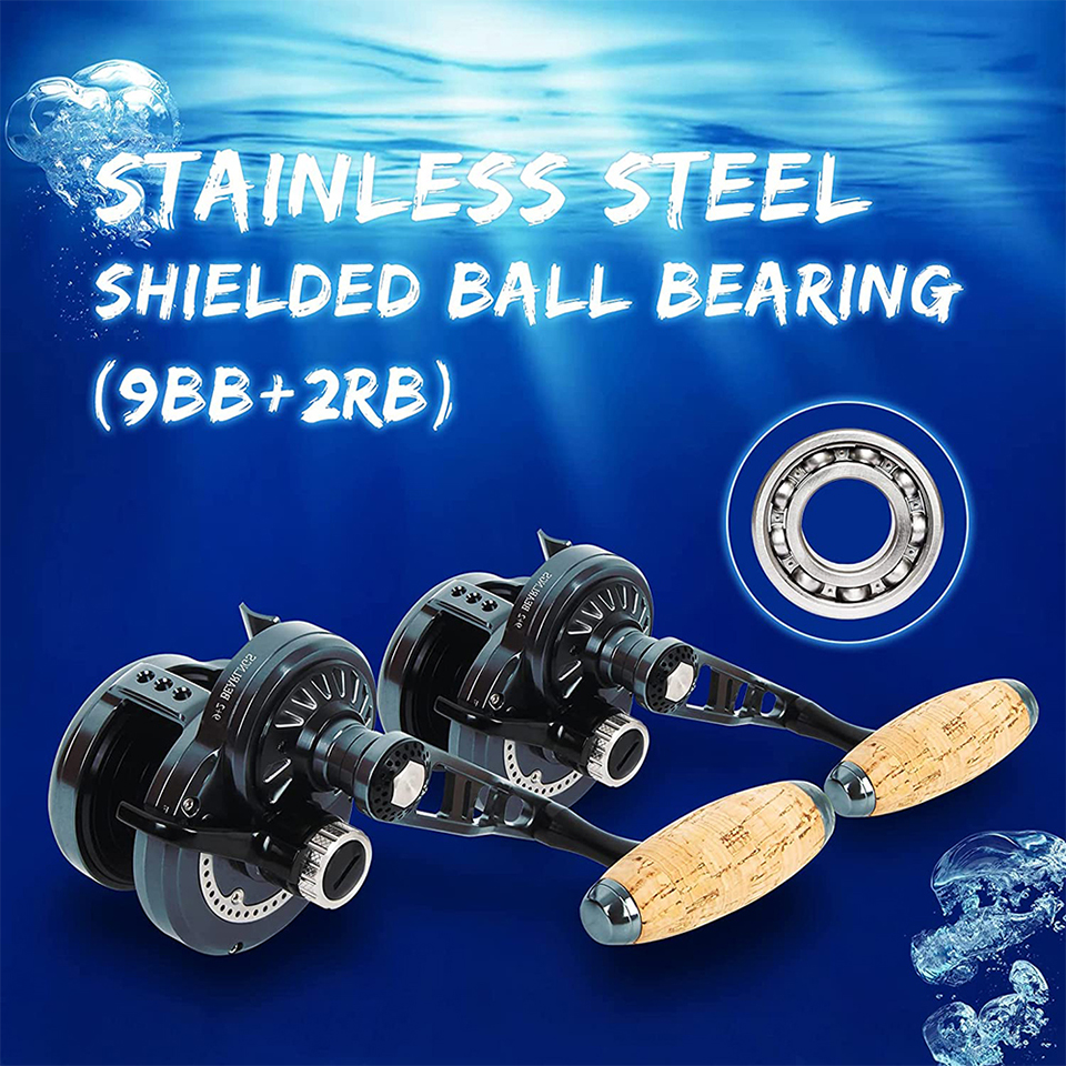 Conventional Reel - Metal Jigging Reel Max Drag 30Kg
