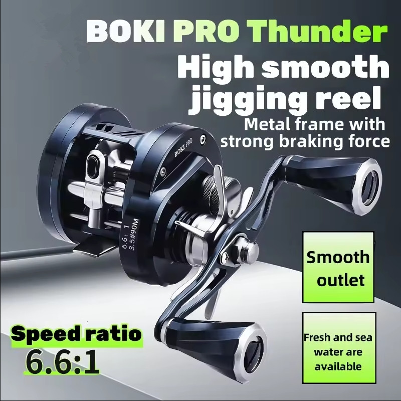 Reel Drag Knob - Aluminum Alloy Frame And Knob Jigging