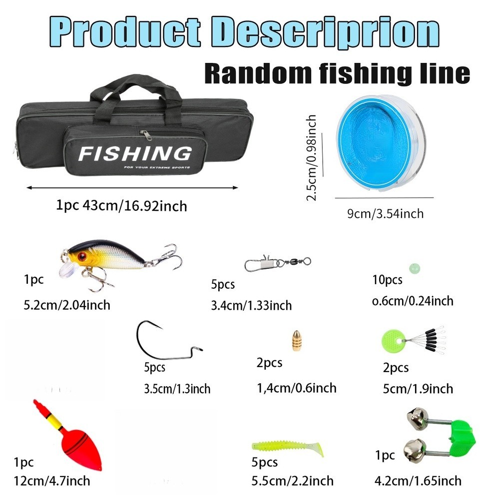 Travel Fishing Telescopic Rod  - Reel Handle recensione e prezzo
