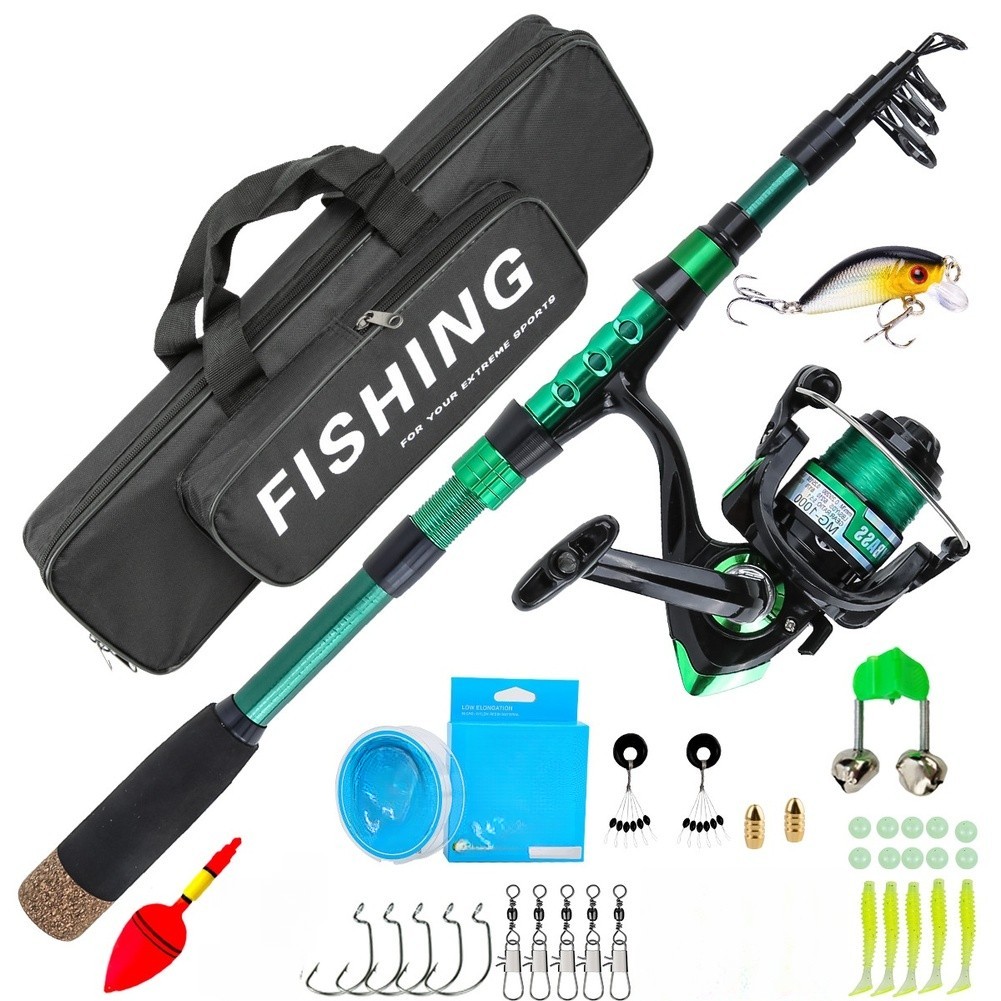 Travel Fishing Telescopic Rod  - Reel Handle recensione e prezzo