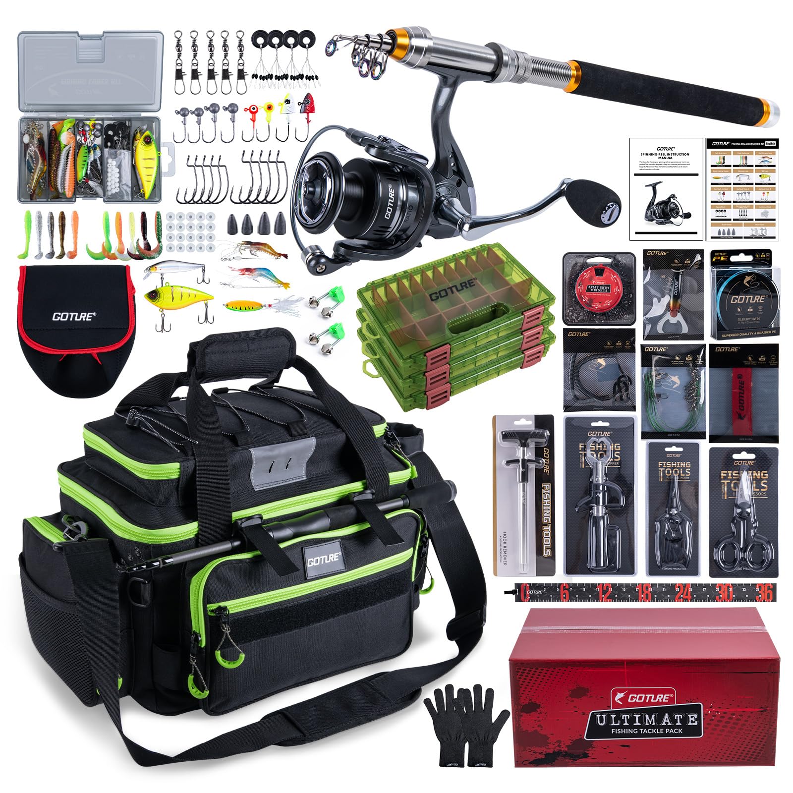 Goture Portable Travel Fishing - Reel Bag recensione e prezzo