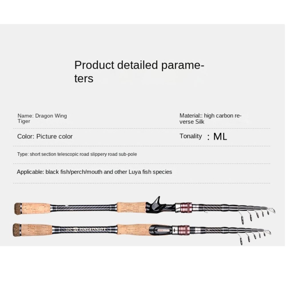 1.8m-3.6m Fishing Rod Full Kit - Spincast Reel recensione e prezzo