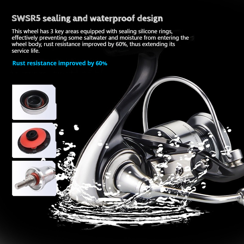 Saltwater Spinning Reel 2000–7 - Reel Drag Knob recensione e prezzo