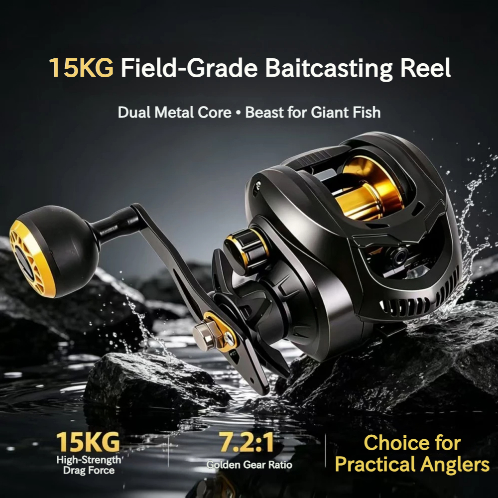 7.2:1 Heavy Duty Baitcasting R - Trolling Reel recensione e prezzo