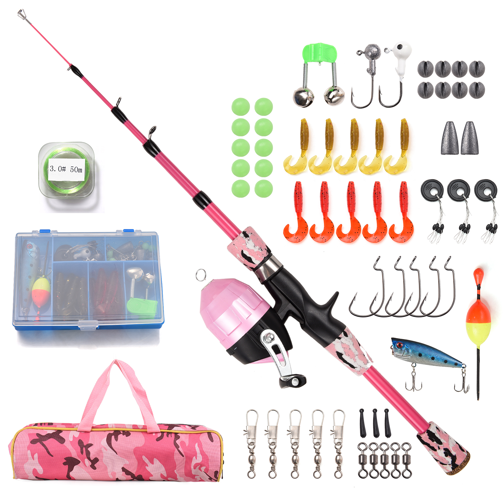 Kids Fishing Rod and Reel Comb - Spincast Reel recensione e prezzo
