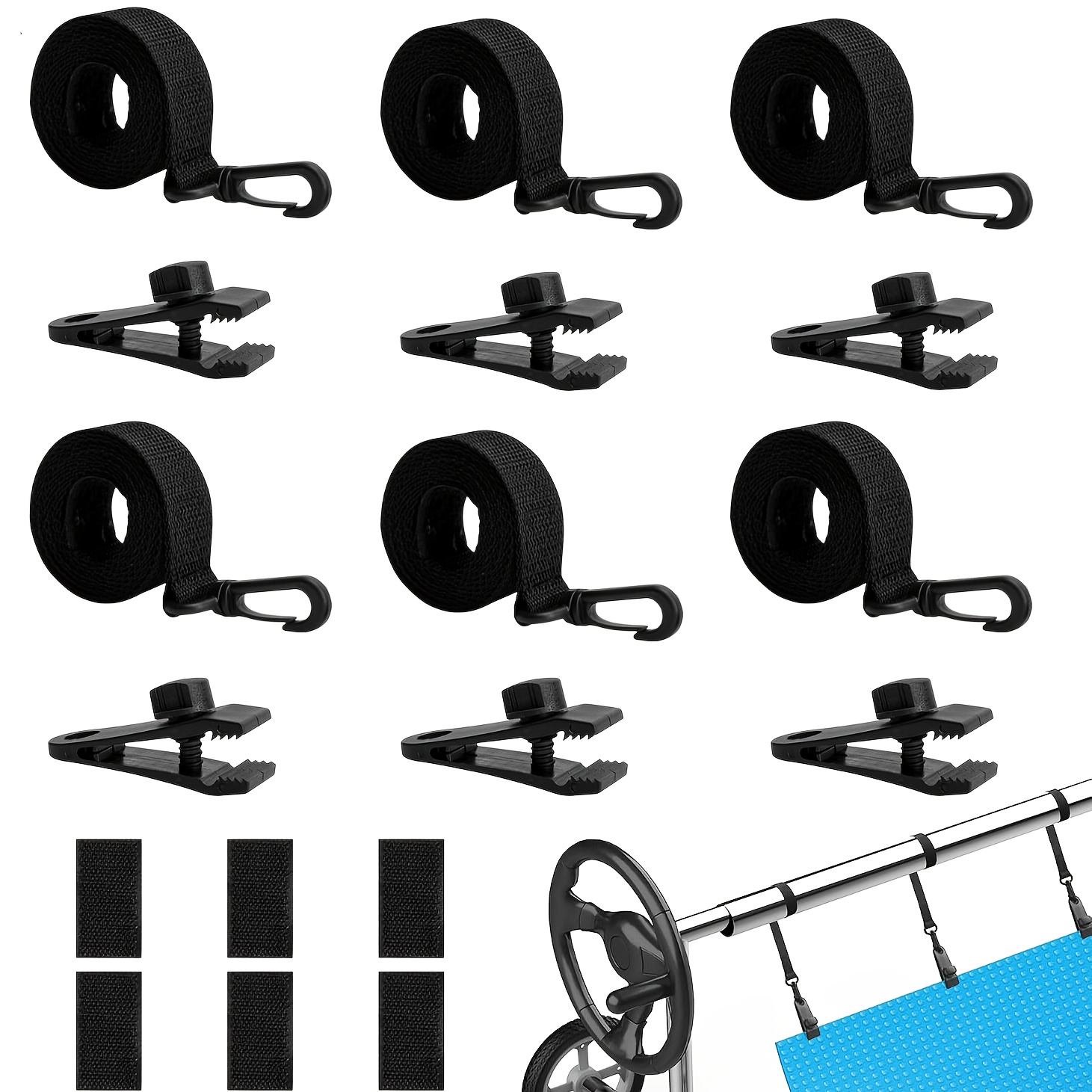 18 Pcs Solar Cover Reel Instal - Reel Cover recensione e prezzo