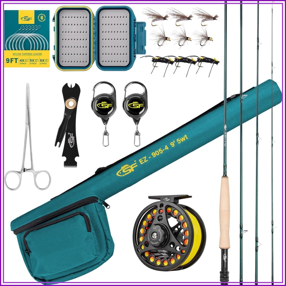 Fly Fishing Rod Combo Starter  - Reel Case recensione e prezzo
