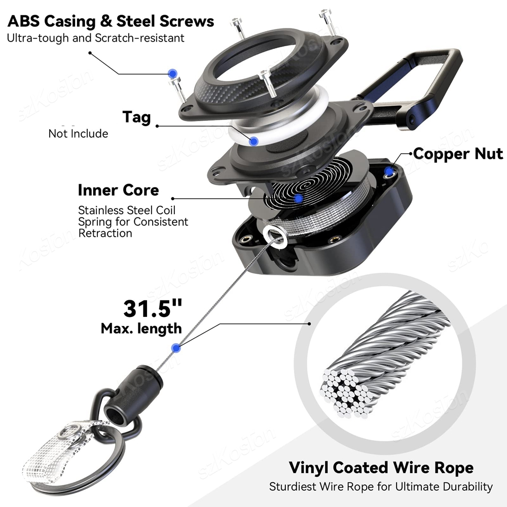 Retractable Keychain for Apple - Reel Case recensione e prezzo