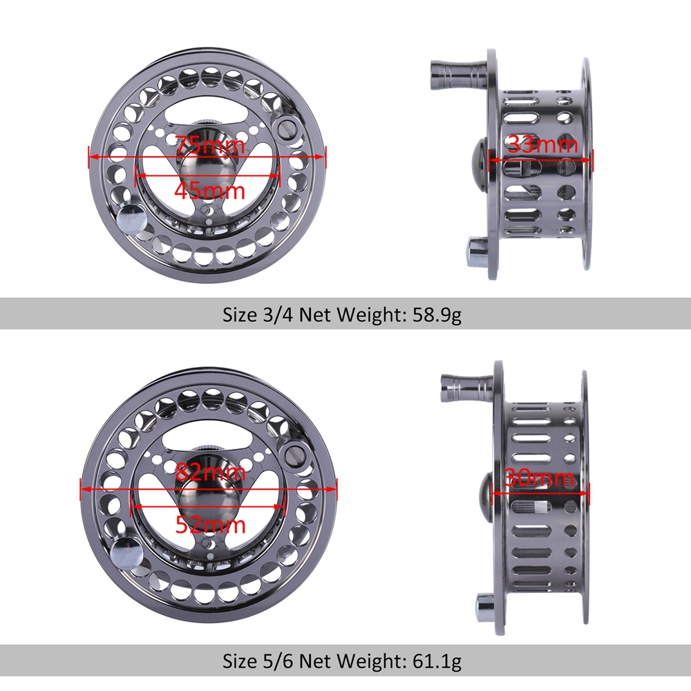 Goture CNC Fly Fishing Reel Sp - Reel Spare Spool recensione e prezzo