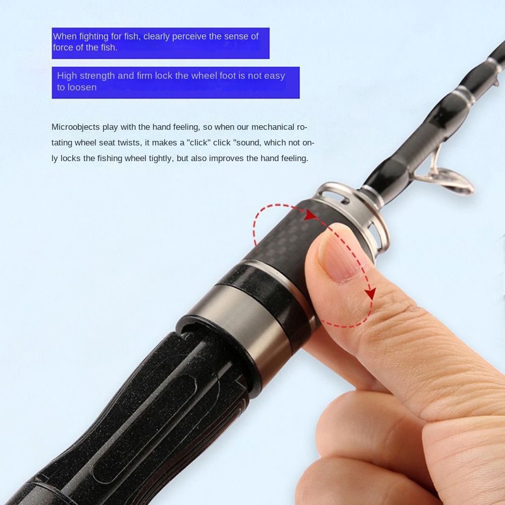 1.5m-1.8m Fishing Pole Rod Set - Spincast Reel recensione e prezzo