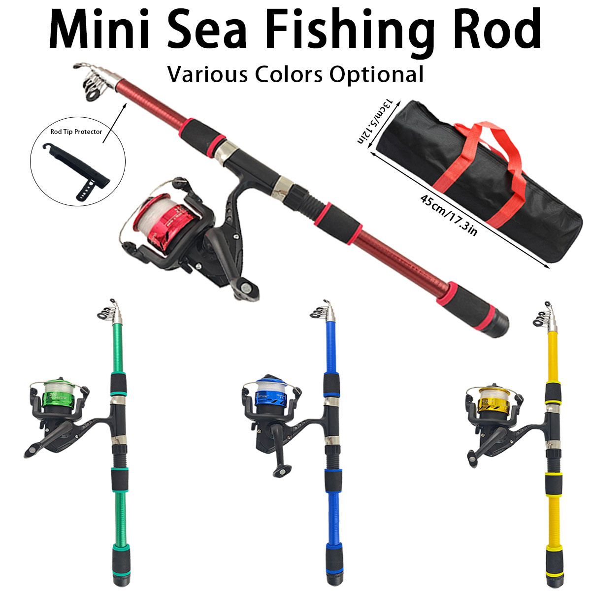 Mini Telescopic Sea Fishing Ro - Reel Bag recensione e prezzo