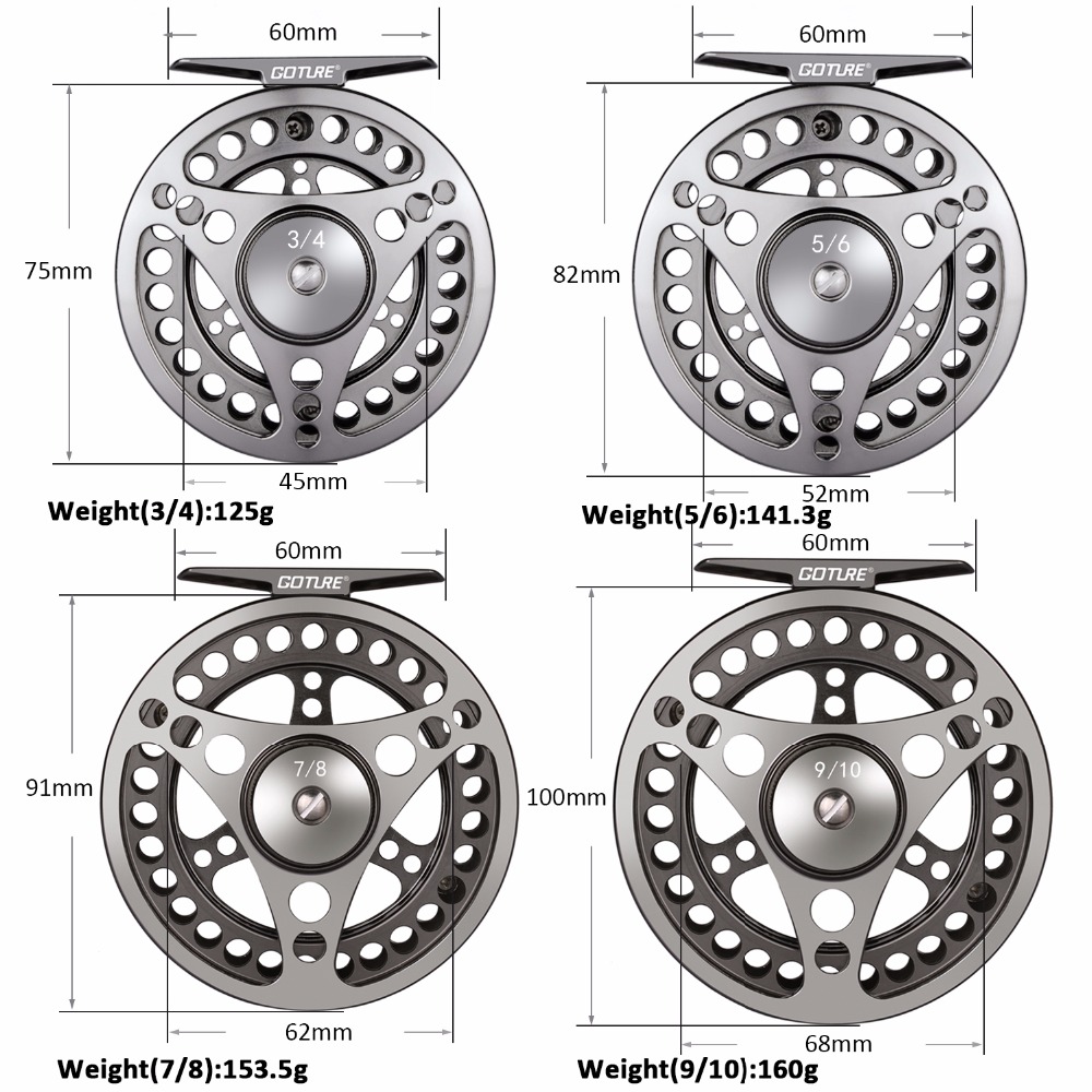 Goture Fly Fishing Reel 3/4 5/ - Fly Reel recensione e prezzo