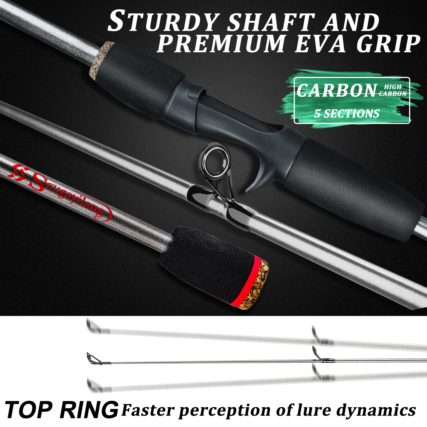 Sougayilang Fishing Rod Combo  - Baitcasting Reel recensione e prezzo