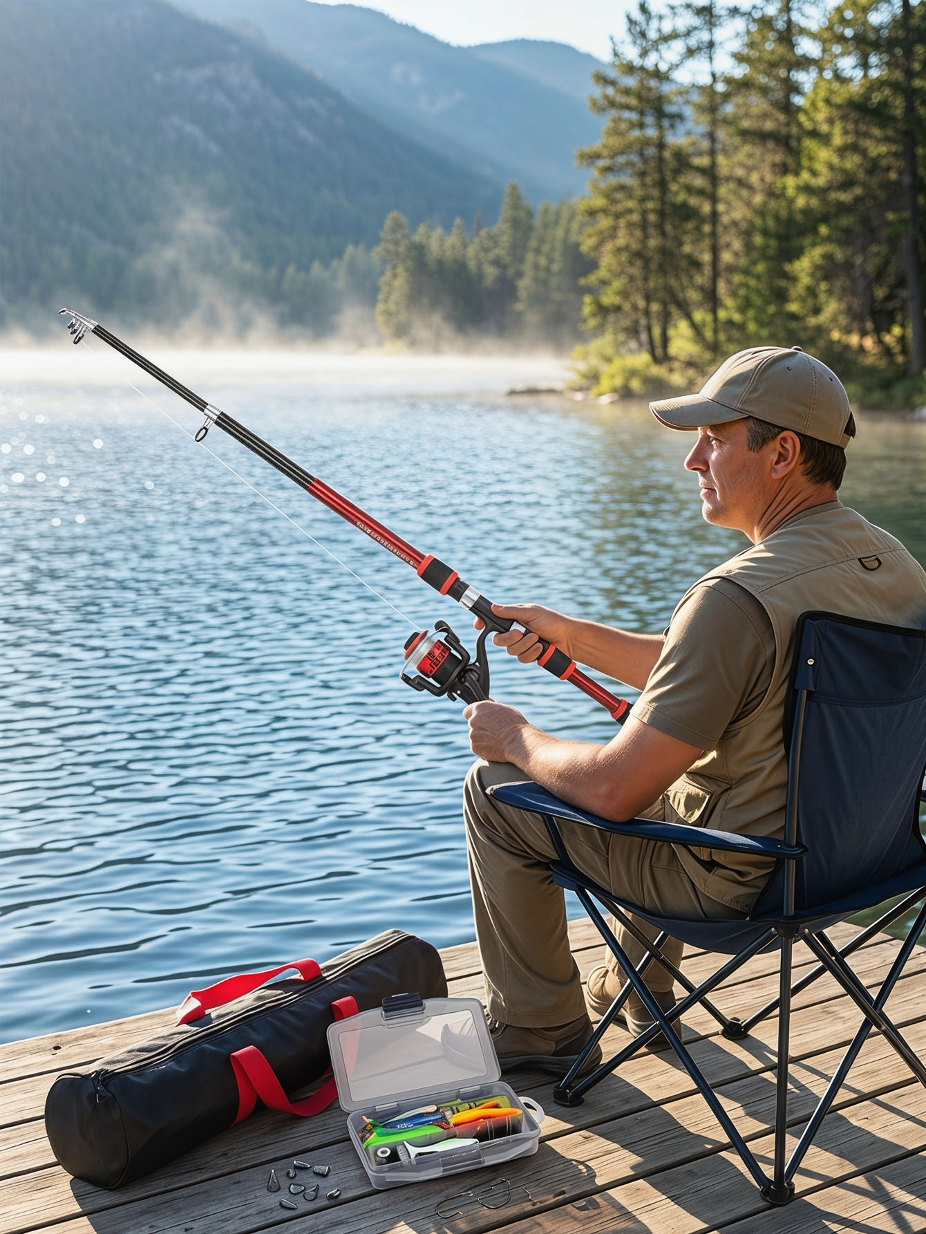 Fishing Rod Reel Combos Collap - Reel Bag recensione e prezzo