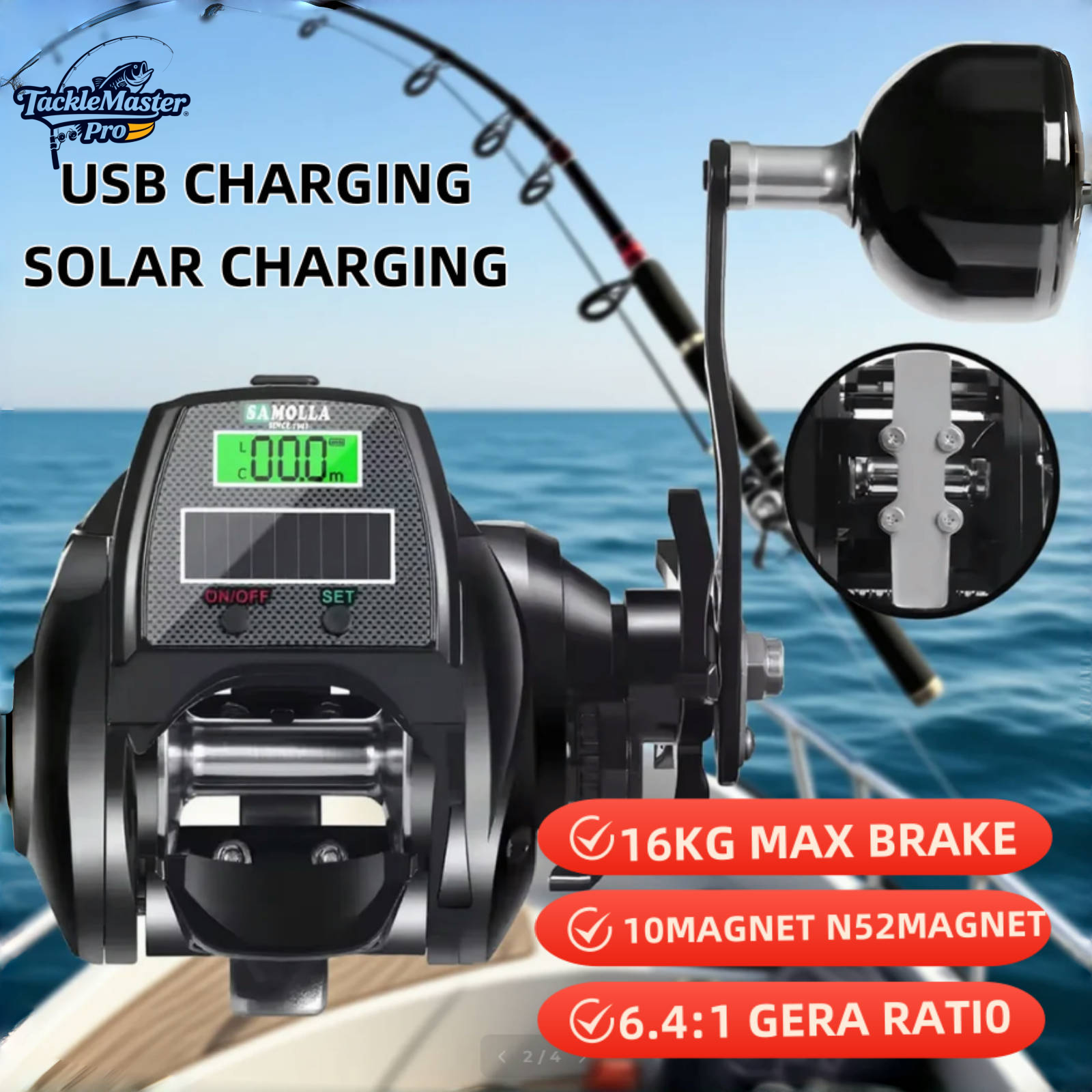 Heavy Duty Electric Fishing Re - Ice Fishing Reel recensione e prezzo