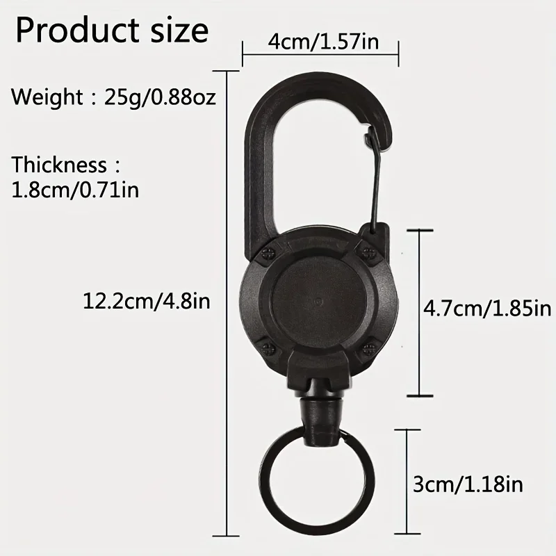 1/2/4pcs Extendable Retractabl - Reel Bag recensione e prezzo