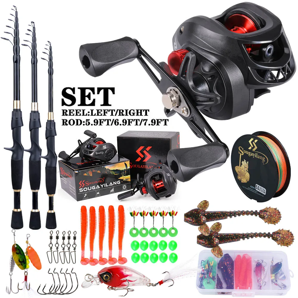 Sougayilang Fishing Rod and Re - Baitcasting Reel recensione e prezzo