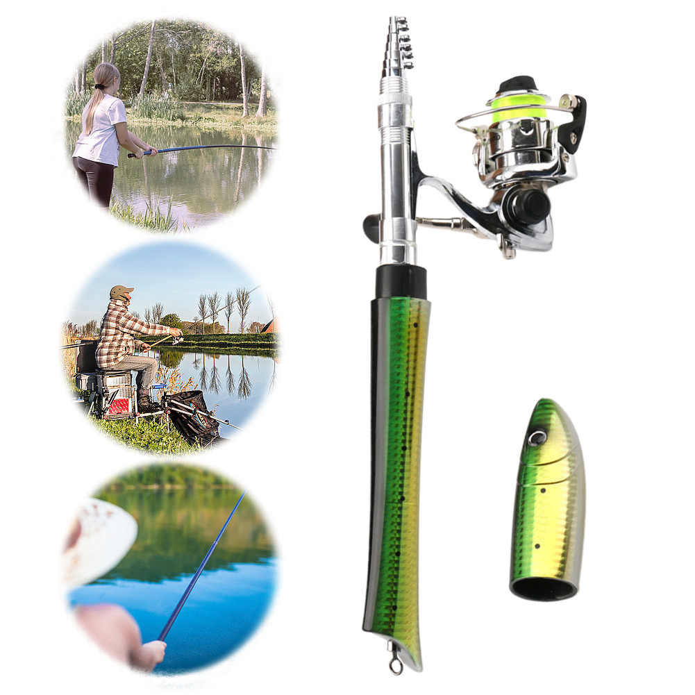 Portable Fish Shaped Fishing P - Ice Fishing Reel recensione e prezzo