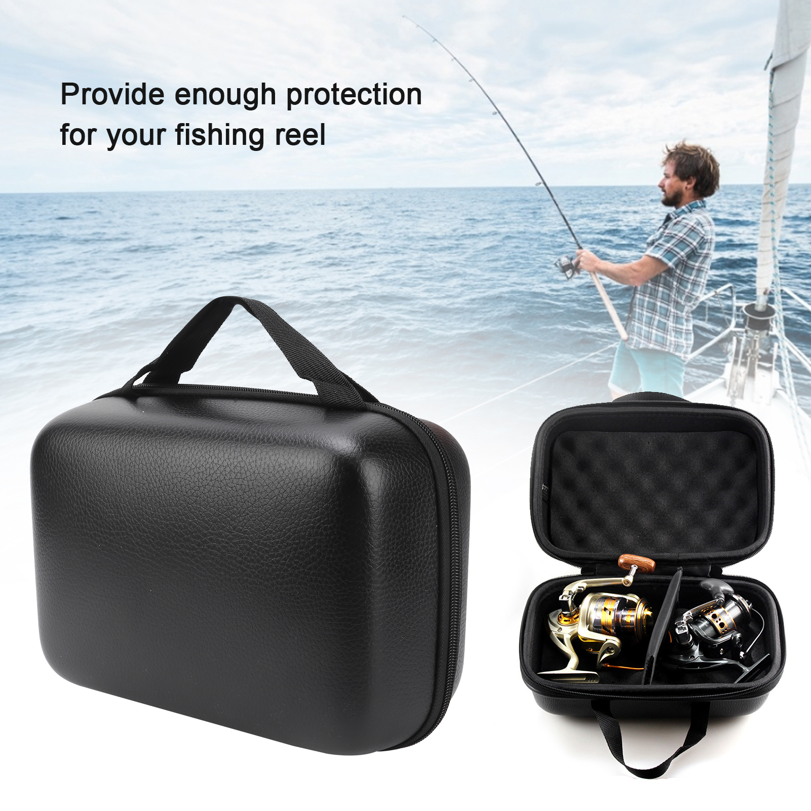 Fishing Reel Cases Cover PU Le - Reel Case recensione e prezzo
